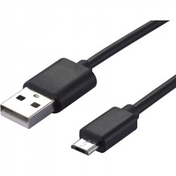 Кабель 2,4A Modem CAT micro USB B (m) USB A(m) 1м черный, в