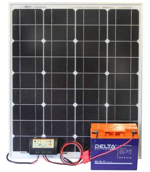 Устройство светильника на солнченых батареях
